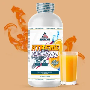 Xtreme de American Suplement con sabor naranja y formato de suplementación deportiva