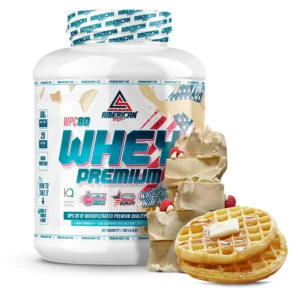 Premium whey protein WPC 80 Chocolate blanco con gofre