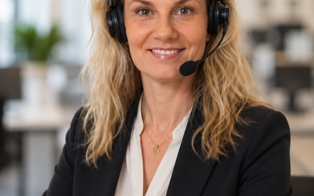 Marie de American Suplement en videollamada de consultoría